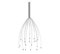 Griffes de massage en acier inoxydable avec 20 doigts divisés tentacules pour soulager la fatigue améliorer circulation sanguine rafraîchir le cerveau et renforcer les racines des cheveux