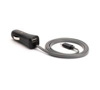Griffin GC39941-2 Mfi Chargeur allume-cigare double USB 2.4A pour tous les iPhone d'Apple avec connecteur Lightning - Noir