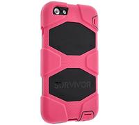 Griffin Survivor All-Terrain - Coque de protection pour téléphone portable - silicone, polycarbonate - noir, rose