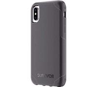 Griffin Survivor Strong Coque pour iPhone X - Noir/Gris Foncé
