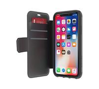 Griffin Survivor Strong Wallet Coque Portefeuille pour iPhone X - Noir/Gris Foncé