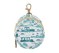 Griffin Trains Cloud Étui porte-tétine pour bébé garçon Blanc Cyan