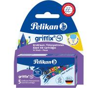 Griffix 10 Cartouches Illustrées Encre Bleu Sport/Espace/Animaux Pour Stylo Plume/Autres Modèles