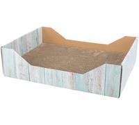 Cuccia tiragraffi, in cartone, 45x12x33cm, turchese Trixie