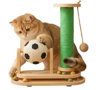 Griffoir à chat Poteau Interactif Sur Le Thème Du Football Avec Une Base