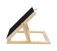 Griffoir à Ongles Chien avec Friandise Tapis de Grattage en Bois avec Boîte