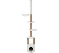 TRIXIE 44072 Aurelio Arbre à Chat Haut Plafond Blanc 220-250 cm