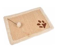 Griffoir avec Jouet pour Chat "Tapis" 48cm Naturel