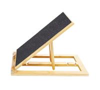 Griffoir Bois pour Chien, Planche Pliable pour Soins des Griffes, Meubles pour Animaux de Compagnie avec Construction, Accessoire de griffage interactif, Rangement Facile, Outil d'entretien pour
