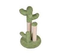 Griffoir Cactus avec jouet polyester/jute 35x35x57cm vert