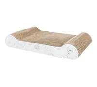 Griffoir carton XXL - TRIXIE - Aspect marbre - 64 x 11 x 37 cm - Gris clair