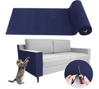 Griffoir Chat Canap- DIY grattoir Chat canap Tapis Chat pour Protection Remplacement de la Tour Chat (Bleu fonc, 40X200cm) YYV