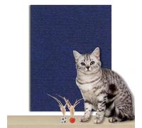 Griffoir Chat Canapé Tapis à gratter pour chat Prunable pour protection de meubles, tapis à gratter auto-adhésif anti-chat pour la protection du canapé et poteau d'arbre à chat(Blue,30x100cm/11.8x39.3
