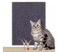 Griffoir Chat Canapé Tapis à gratter pour chat Prunable pour protection de meubles, tapis à gratter auto-adhésif anti-chat pour la protection du canapé et poteau d'arbre à chat(Dark grey,30x60cm/11.8x