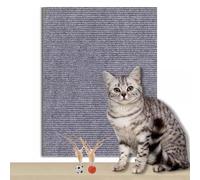 Griffoir Chat Canapé Tapis à gratter pour chat Prunable pour protection de meubles, tapis à gratter auto-adhésif anti-chat pour la protection du canapé et poteau d'arbre à chat(Light gray,30x60cm/11.8