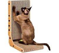 Griffoir chat forme L 48 cm, carton avec balle jouet, intérieur