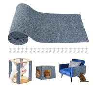 Griffoir Chat pour Canapé - Tapis Adhésif Découpable,210 x 40 cm Protecteur de Canapé Anti-Griffes avec 20 Vis,pour Activité Ludique Enrichissante et Protection Sol Meuble Chambre Terrasse