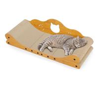 Griffoir chat XXL 78 cm design canapé, couchage et grattage, protection meubles, multi-chats, naturel