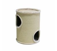 Griffoir cylindrique pour chat Nobby Pet Dasha I Blanc Ø 38x50 cm
