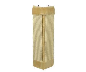 Griffoir d'angle avec peluche pour chat Nobby Pet Beige S