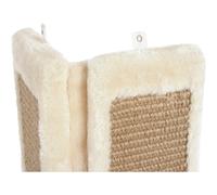 Griffoir d'angle beige 24 x 56 cm, pour chat