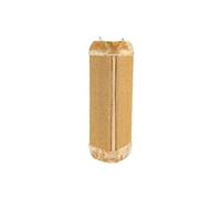 TRIXIE Griffoir d'angle pour chambre - Surface à gratter en sisal - Dos recouvert de peluche - Herbe à chat - 32 × 60 cm - 43431