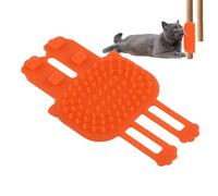 Griffoir d'angle mural pour chat, brosse de massage d'angle pour chat | Outil de massage avec peigne mural pour chat - Grattoirs flexibles sûrs de visage de chat de courroie de silicone pour différent