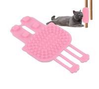 Griffoir d'angle mural pour chat, brosse de massage d'angle pour chat,Peigne à gratter d'angle mural | Grattoirs flexibles sûrs de visage de chat de courroie de silicone pour différentes races d'anima