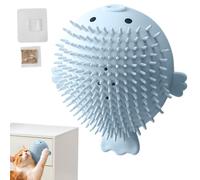 Griffoir d'angle pour chat Coussin de Grattage Auto-Nettoyant avec à Chat | brosse de toilettage chatons pour Chat d'Intérieur Mur Porte Salon Entrée
