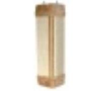 Trixie - Griffoir d'angle pour chats - Sisal et peluche - Beige 23 x 49 cm