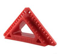 Griffoir de porte de précision avec paramètres de décalage de 0,9 cm et 0,6 cm pour des tâches précises de révélation et de coupe (rouge)