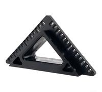 Griffoir de porte de précision avec paramètres de décalage de 0,9 cm et 6,35 mm pour des tâches précises de mise en page de boîtier (noir)