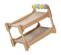 Griffoir double couche en sisal pour chats - Pour la construction d'intérieur - Pour le repos des meubles - Tour en bois