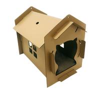 Griffoir en carton modèle Villa pour chats Croci