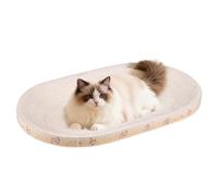 Griffoir En Carton Pour Chat - Nid Grand Carton Ondulé Forme Ovale Ronde - Griffoir Moderne avec Lit et Tapis à Griffes | pour Chaton Dormir Jouer Griffer Griffes Protection Canapé Tapis Porte Mur Meu