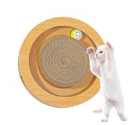Griffoir en carton pour chat - Tapis à griffer, clochette d' à chat, boîte ondulée | Jouet interactif ludique et ludique pour soulager l'ennui Favorise l'exercice d'entretien des griffes des