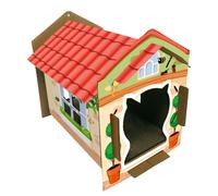 Griffoir en carton Villa Modèle couleur pour chats Croci