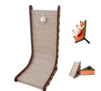 Griffoir en feutre Mellowkin pour chat, griffoir en feutre Mellowkin pour chats d'intérieur avec jouet en peluche, planche à gratter verticale triangulaire avec lit, résistant à l'usure et ne perd pas