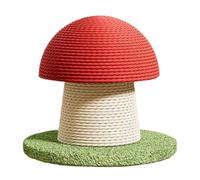 Griffoir en forme de champignon - Tout autour, stabilité améliorée | Tour pour chats en forme de champignon avec corde en sisal pour chatons et petits chats