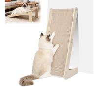 Griffoir en forme de L pour chat - 71,7 cm de haut - Résistant aux rayures - Double usage - En sisal - Meubles de qualité supérieure pour mur et coin - Grand