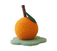 Griffoir en sisal pour chat - Jouet pour chat d'intérieur | Forme orange pour soulager l'ennui des chatons - Jouet de stimulation pour les exercices de divertissement et d'enrichissement - Matériau