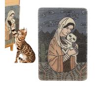 Griffoir en sisal pour chat - Jouet pour chat - Tapis d'intérieur pour chat ennuyé - Tapis d'exercice pour petit, moyen, L