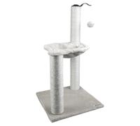 Griffoir Flamingo Amanda Gris 40x40x73cm Avec Hamac & Balle De Jeu