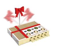 Griffoir interactif et jouet puzzle pour chat, piste à billes à 3 niveaux pour enrichir le mental, grattoir en carton ondulé pour des ongles sains, jouet d'exercice pour chatons et adultes, cadeau