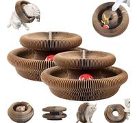 Griffoir Interactif pour Chats, 3 en 1 Kitty Splan Che à Gratter Accordéon pour Chat, Stimuler Les Instincts Naturels du Chat, Plusieurs Changements De Forme