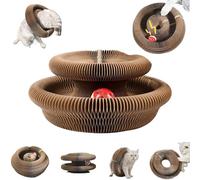 Griffoir Interactif pour Chats, 3 en 1 Kitty Splan Che à Gratter Accordéon pour Chat, Stimuler Les Instincts Naturels du Chat, Plusieurs Changements De Forme