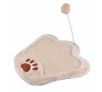 Griffoir & Jouet pour Chat Forme Patte 35cm Écru