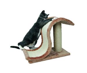 Griffoir marron en forme de vague Inca Trixie