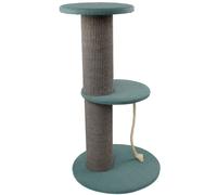 Griffoir modèle JUMPER ROPE avec jouets et élévateur pour chat Ferribiella