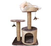 Griffoir moyen modèle Larix naturel avec pendentifs pour chats Croci